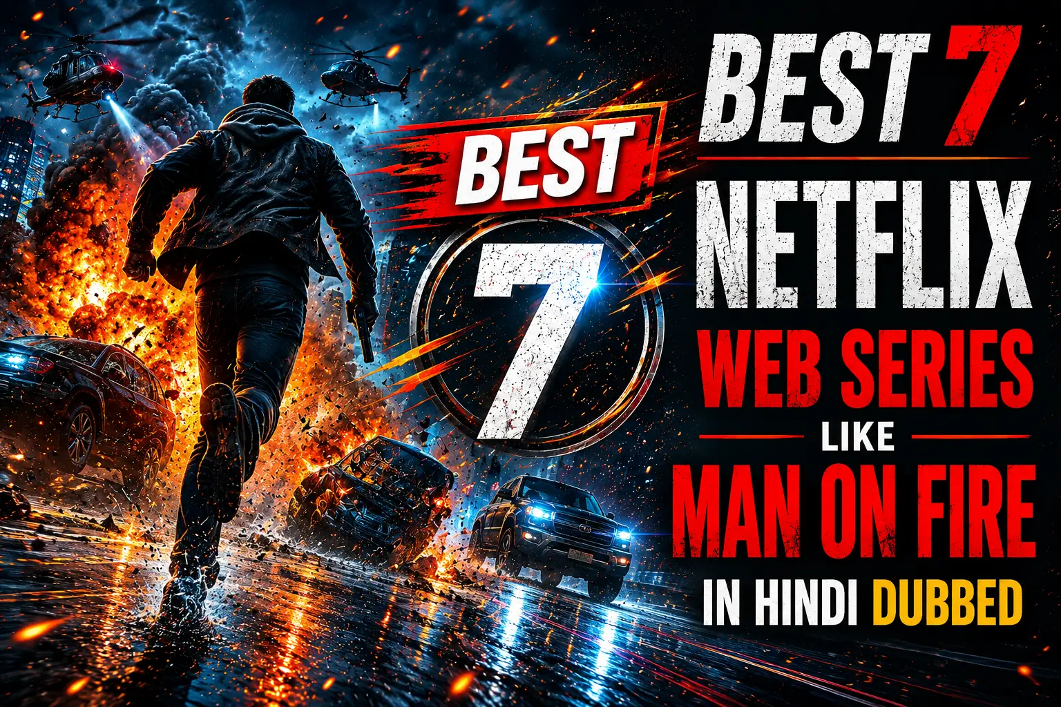 Best 7 Netflix Web Series like Man on Fire in Hindi Dubbed