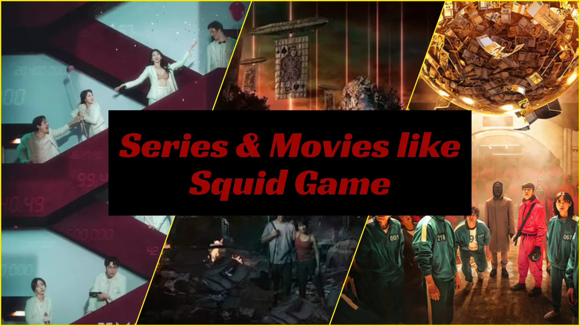 Series & Movies like Squid Game on Netflix in Hindi